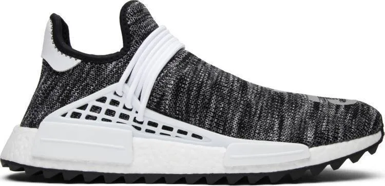 Pharrell x Adidas NMD Human Race Trail 'Oreo' Shoes Men Women Sneaker !!! CYBER MONDAY SALE !!! Teyana Taylor Adidas Shoes