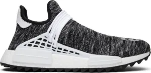 Adidas Hu Shoes Pharrell x Adidas NMD Human Race Trail 'Oreo' Shoes Men Women Sneaker !!! CYBER MONDAY SALE !!!
