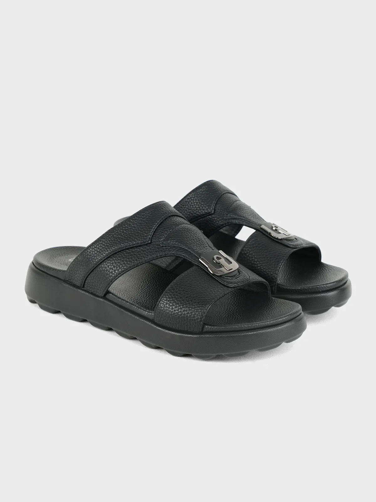 Men "BROUS" Designed Comfy Slippers Velour Slippers