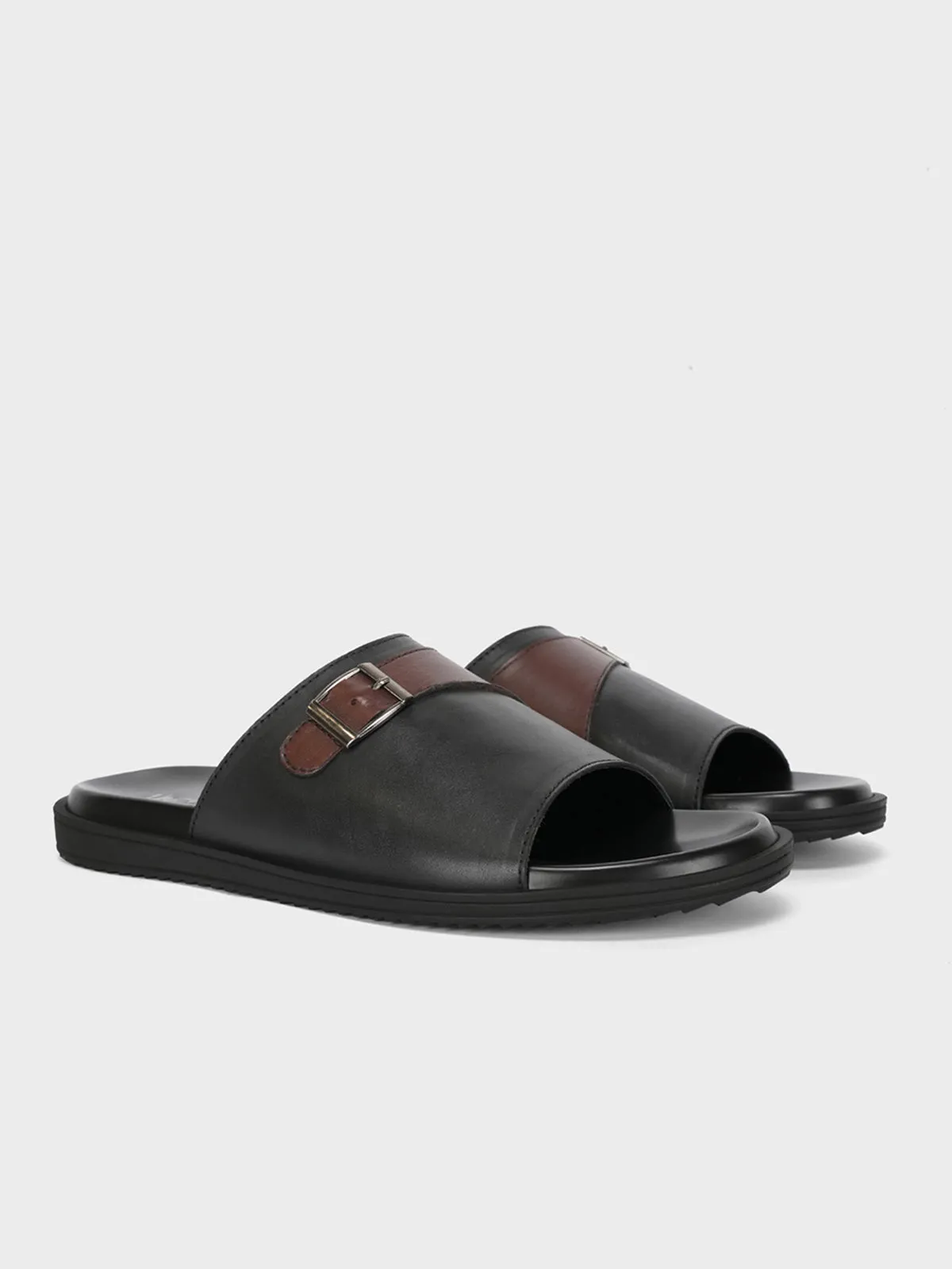 Mens "ESPEN" Casual Open Toe Slippers Malbon Slides