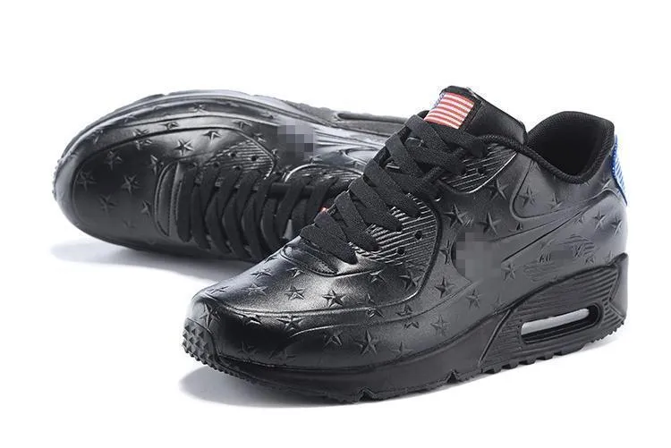 Vintage Asics Basketball Shoes Nike Air Max 90 'Independence Day Black' Shoes Sneaker !!! CYBER MONDAY SALE !!!