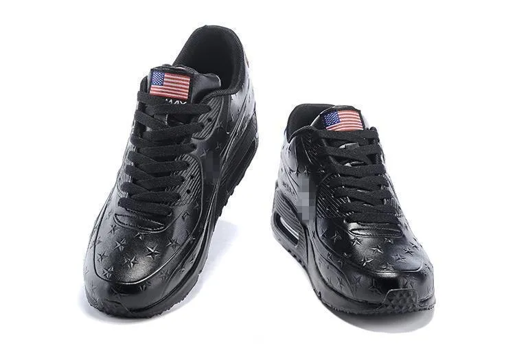 Nike Air Max 90 'Independence Day Black' Shoes Sneaker !!! CYBER MONDAY SALE !!! Asics Stroke Running Shoe