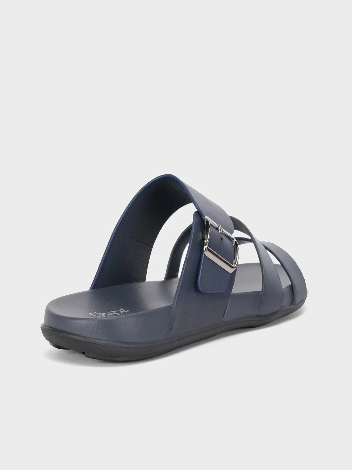 Cutting Slippers Mens "PAVLOS" Adorned Strappy Slippers