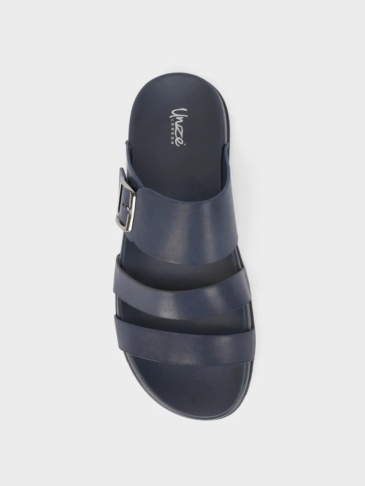 Slippers Pizza Mens "PAVLOS" Adorned Strappy Slippers