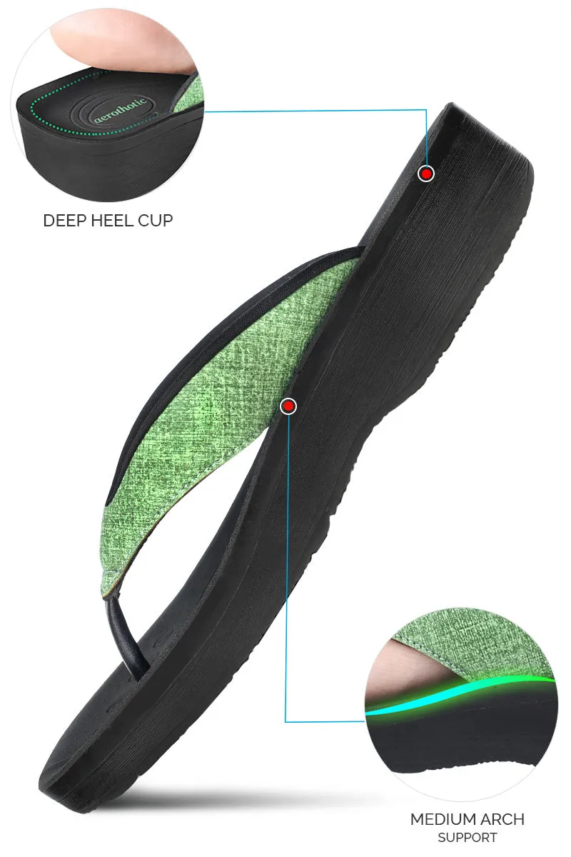 Coach Platform Flip Flops Aerothotic - Mellow Vibe Women's Comfortable Flip-Flops Sandal