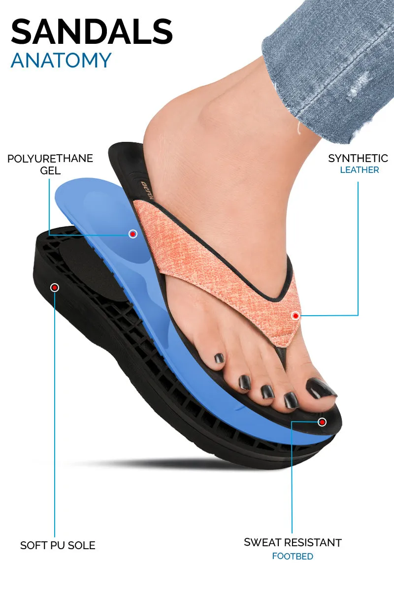 Aerothotic - Mellow Vibe Women's Comfortable Flip-Flops Sandal Latex Flip Flops