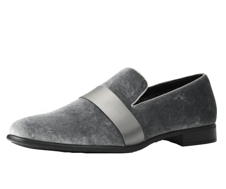 Dr Scholl's Loafers Men Dress Shoes-Knight Silver (C)