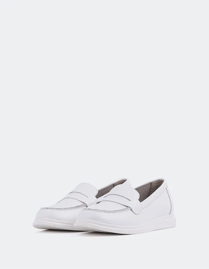 Loafers Glory Sperry White Leather