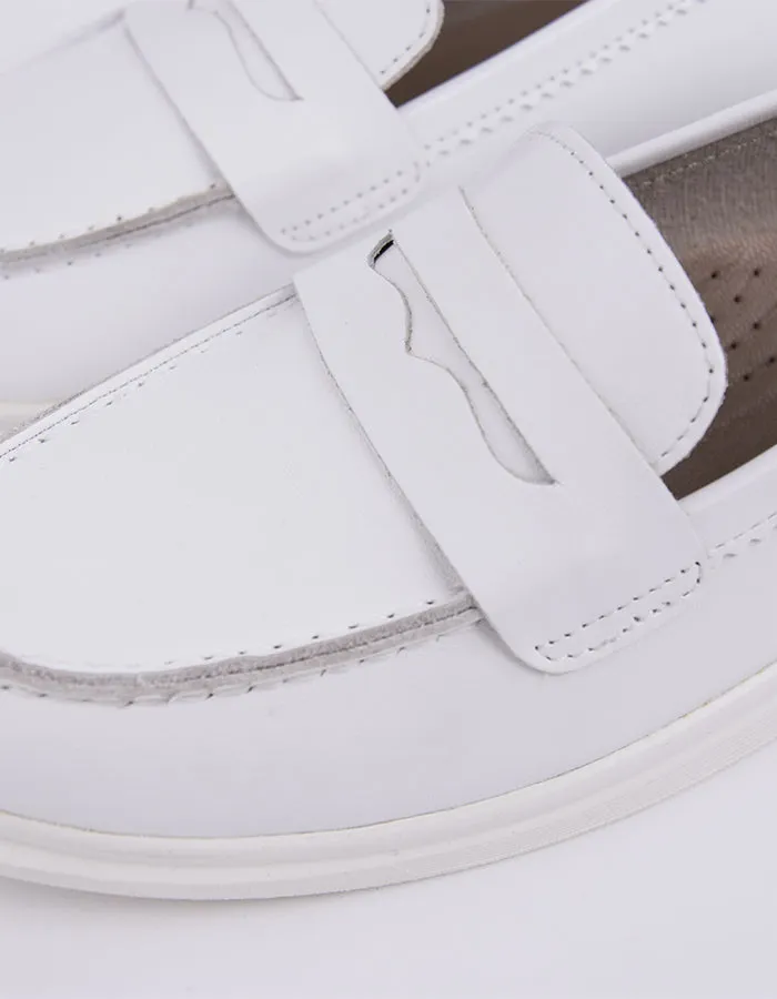 Sperry White Leather Tassel Loafers Near Me