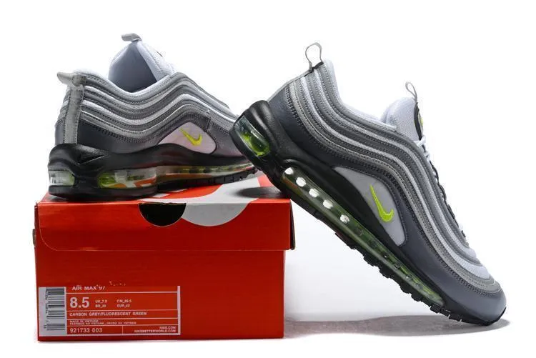 Asics Discus Throwing Shoes Nike Air Max 97 Carbon Grey Fludredsent Green Shoes !!! CYBER MONDAY SALE !!!