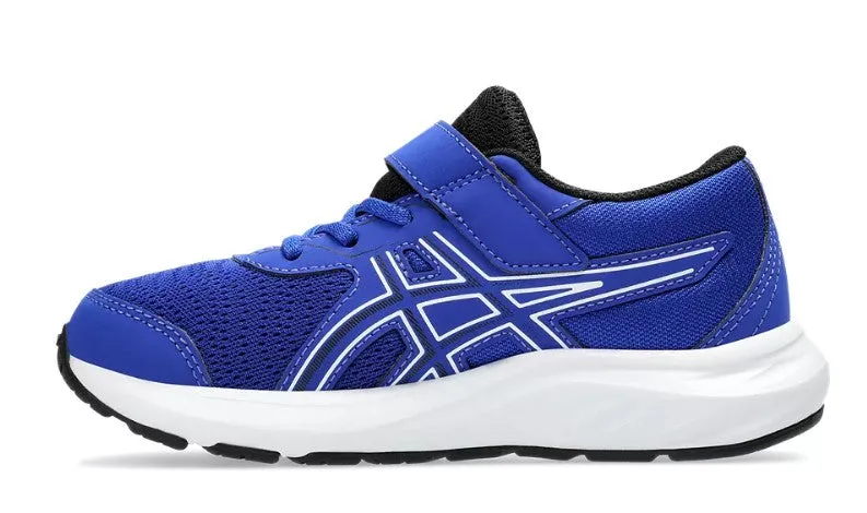 CONTEND 9 PS (True Blue/White) Asics Low Profile Running Shoes