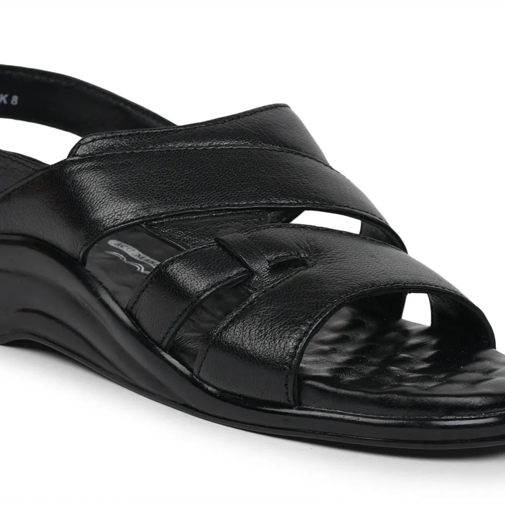 Ty Slippers Coolers By Liberty 7123-163 Casual Black Slippers For Men