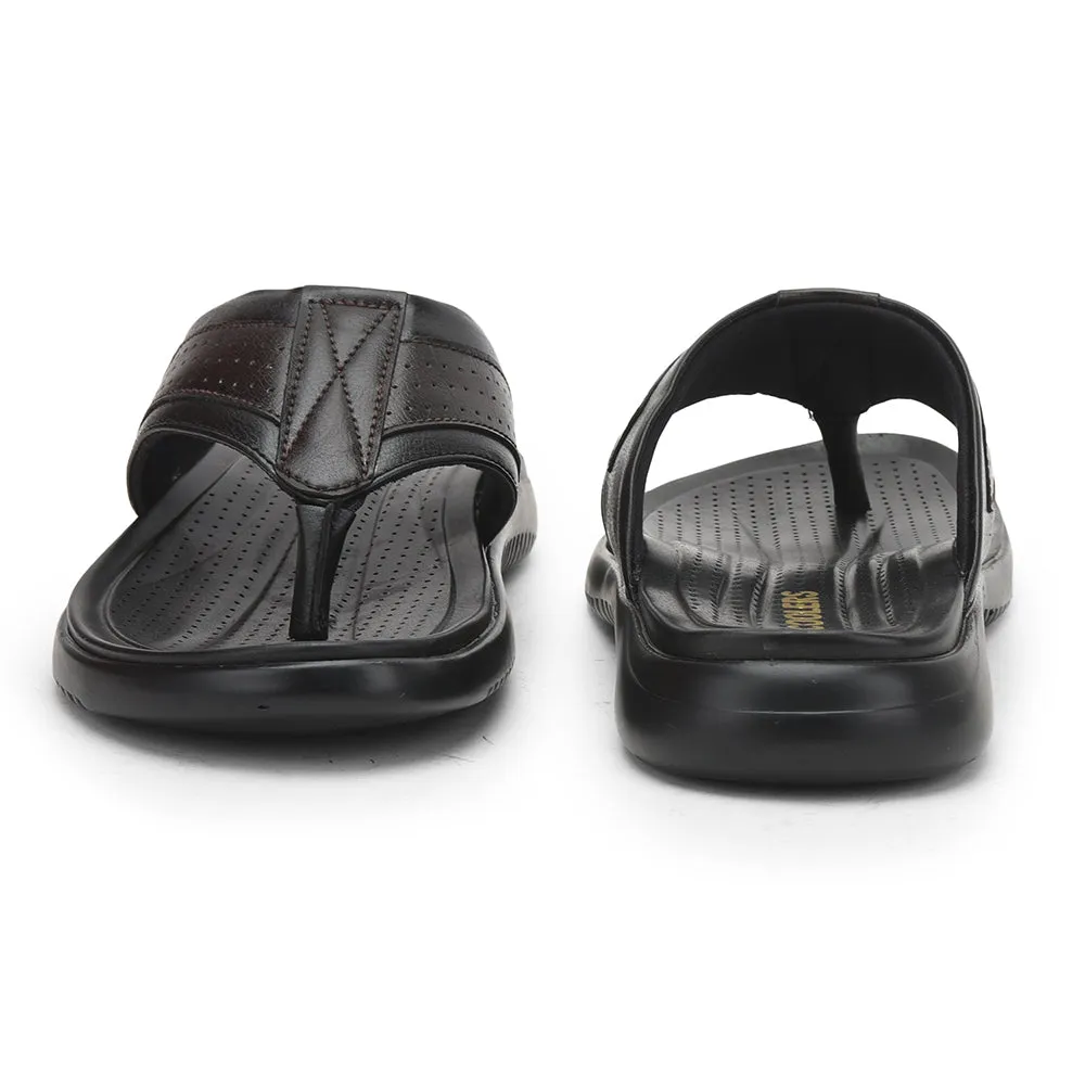 Discontinued Slippers Coolers By Liberty Formal Flip-Flop For Men Brown PAZERO-1