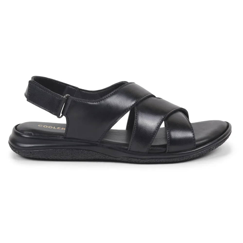 Coolers By Liberty Men VCL-35 Black Formal Sandal Customize Slippers