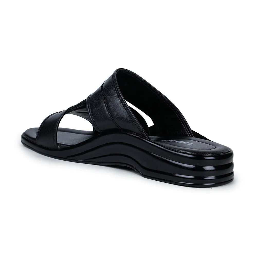 Coolers Casual (Black) Slippers For Men 7123-311 By Liberty Five Nights Of Freddy Slippers