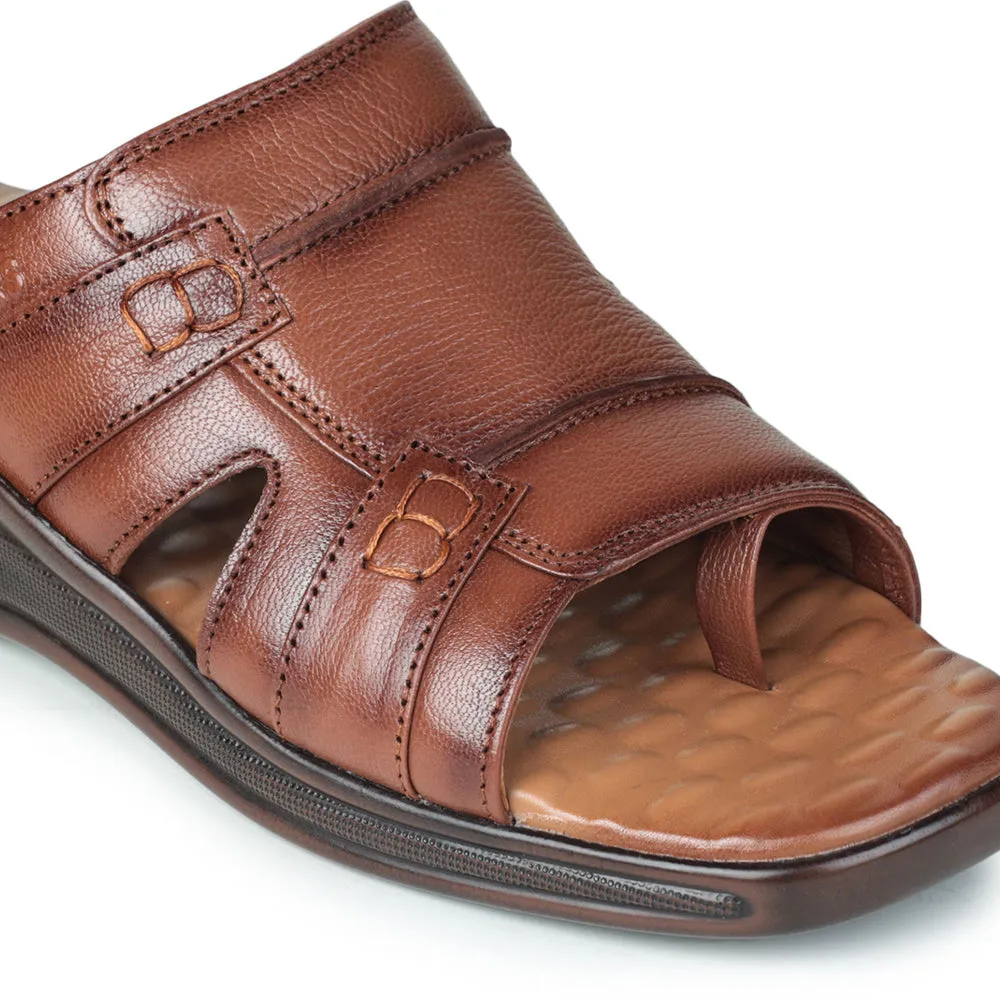 Coolers Casual (Tan) Slipper For Men 2050-610 By Liberty Best Slippers For Sweaty Feet