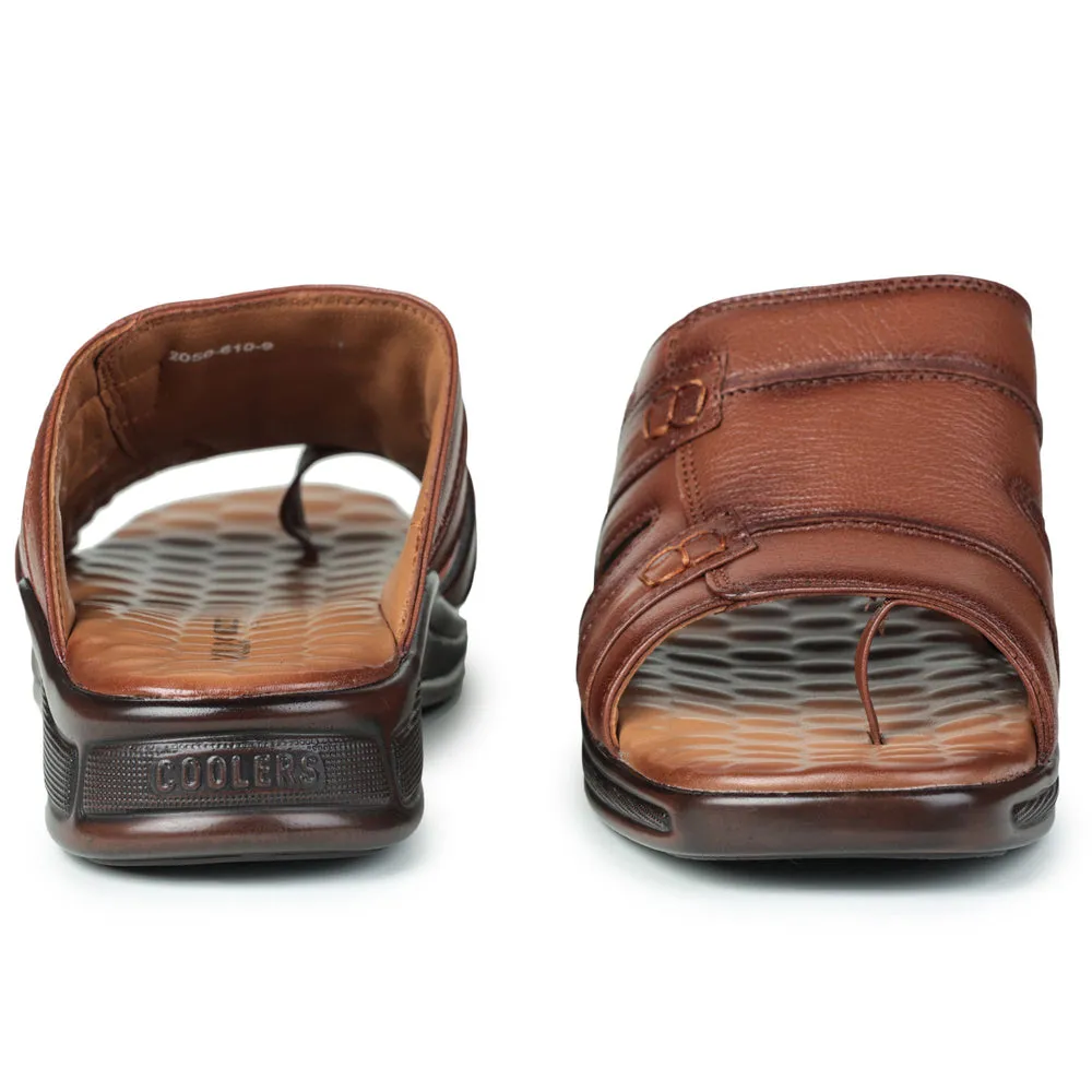 Slippers For Indoors Coolers Casual (Tan) Slipper For Men 2050-610 By Liberty
