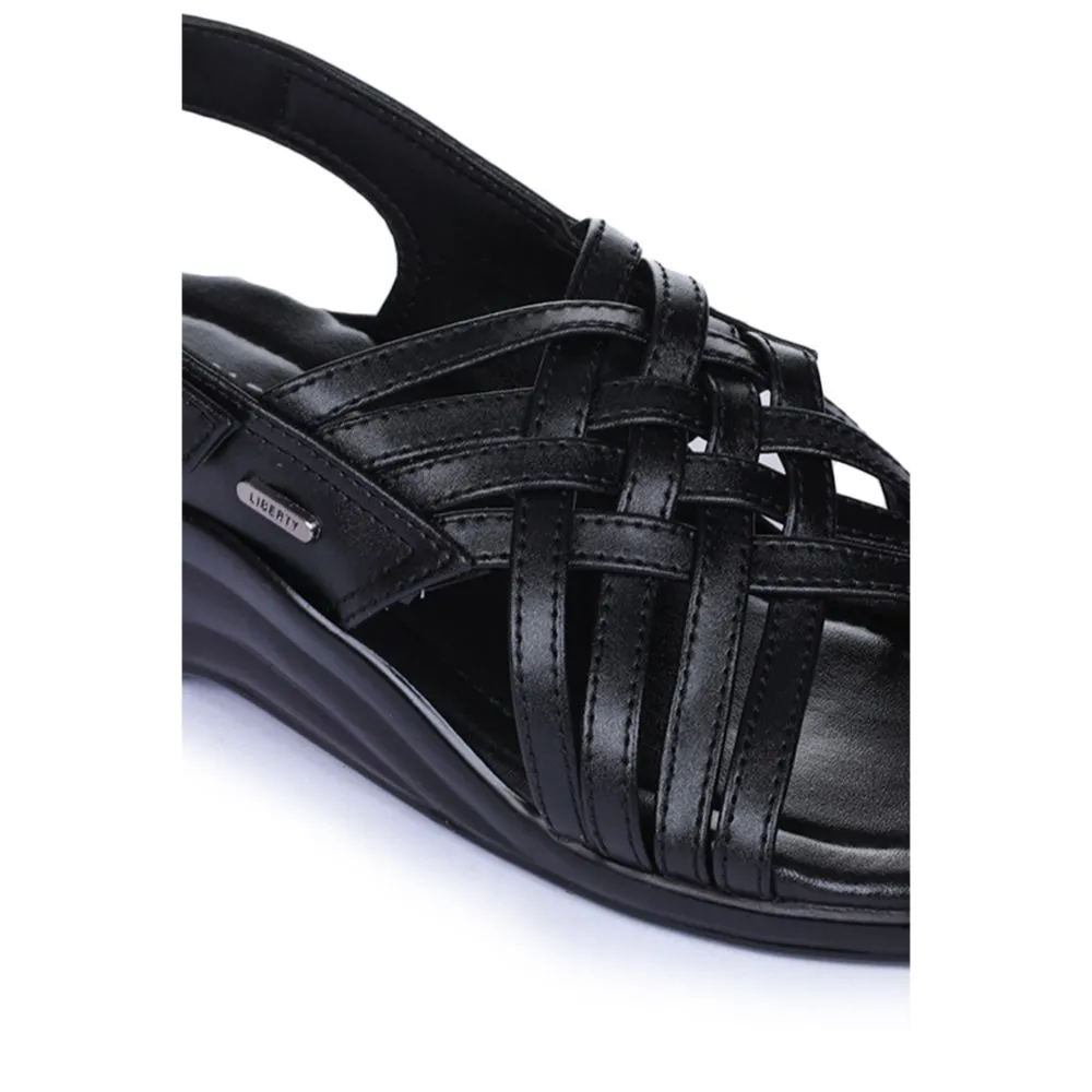 Coolers Formal (Black) Sandals For Men 7123-84 By Liberty Loafer Slides