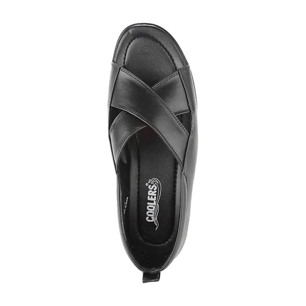 Best Camp Slippers Coolers Formal (Black) Sandals For Men 7194-118 By Liberty