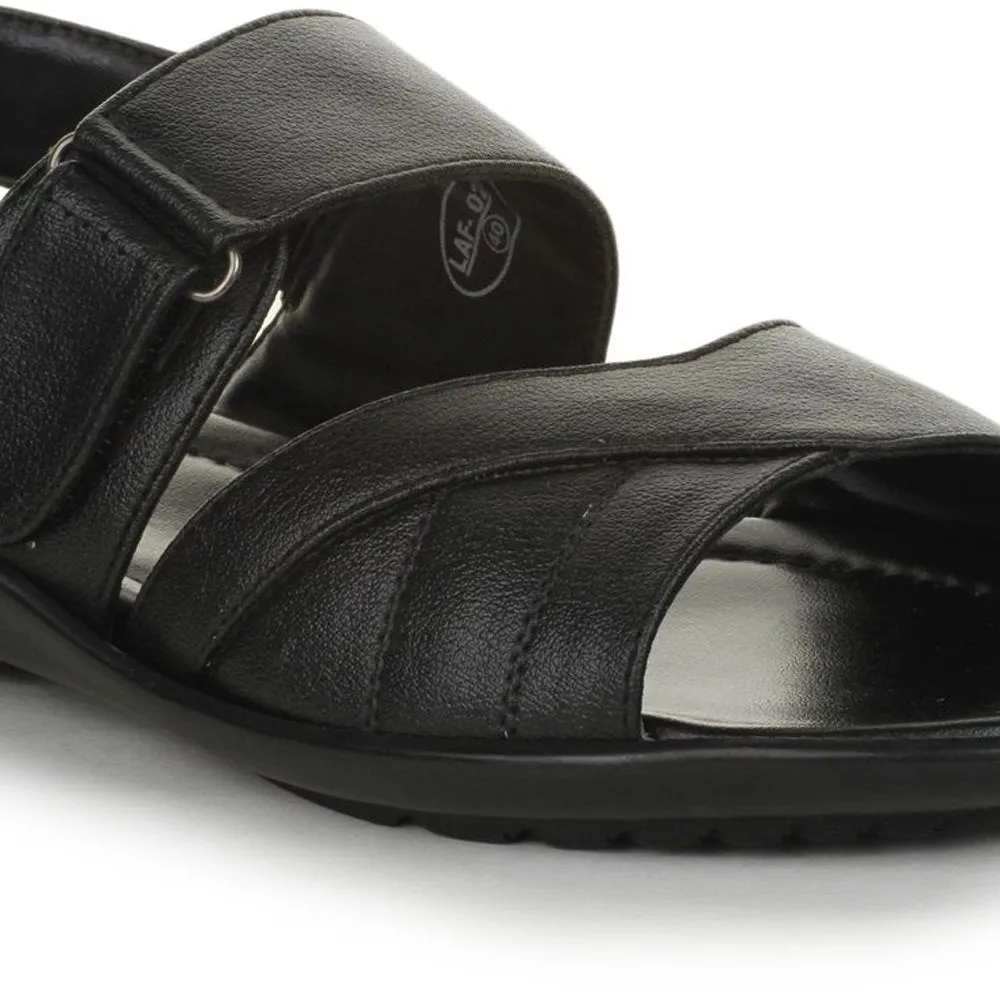 Coolers Formal (Black) Sandals For Men LAF-202 By Liberty Fluffy Rabbit Slippers