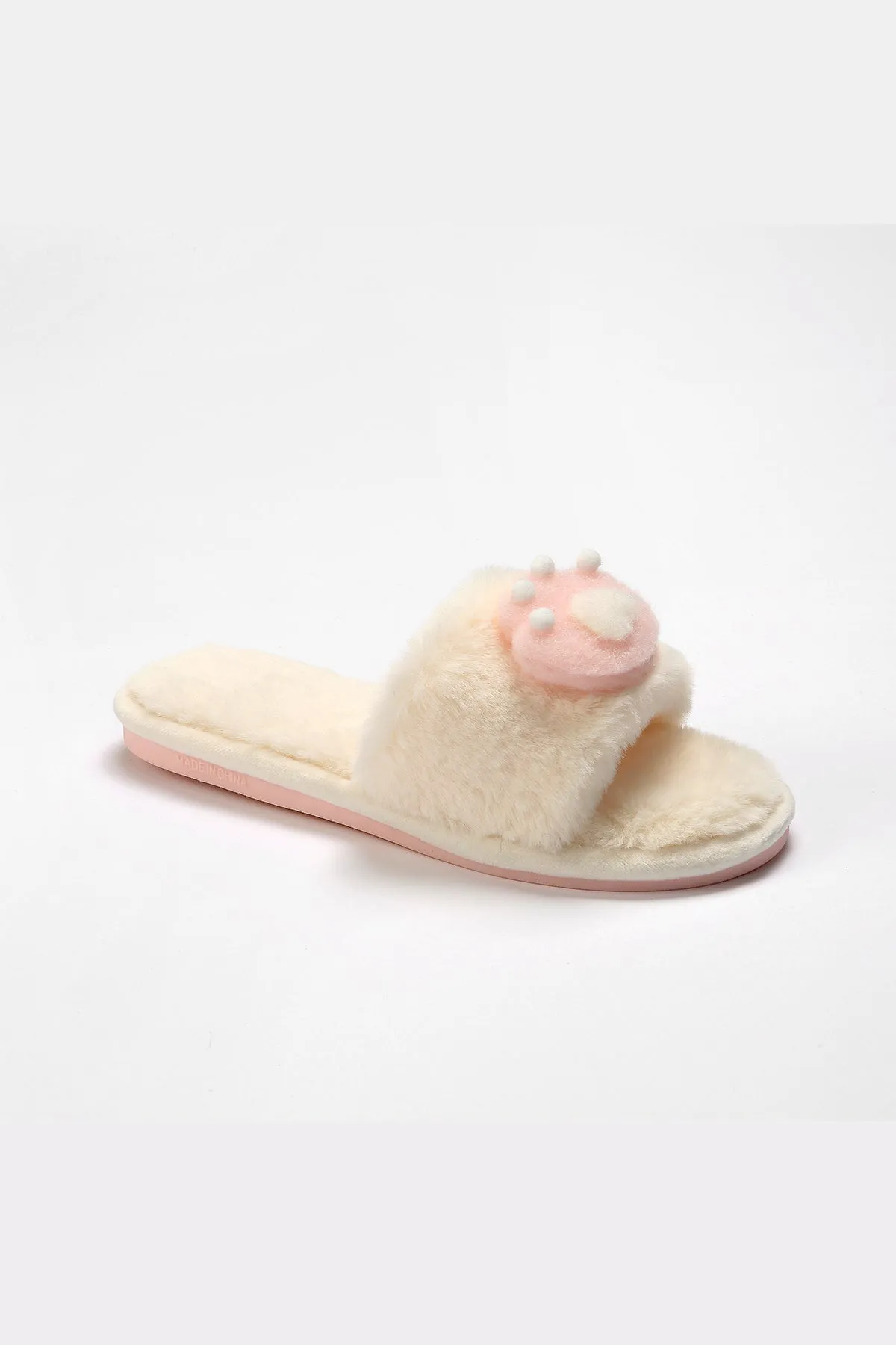 Lykke Home | White Paw Slippers Armani Slippers