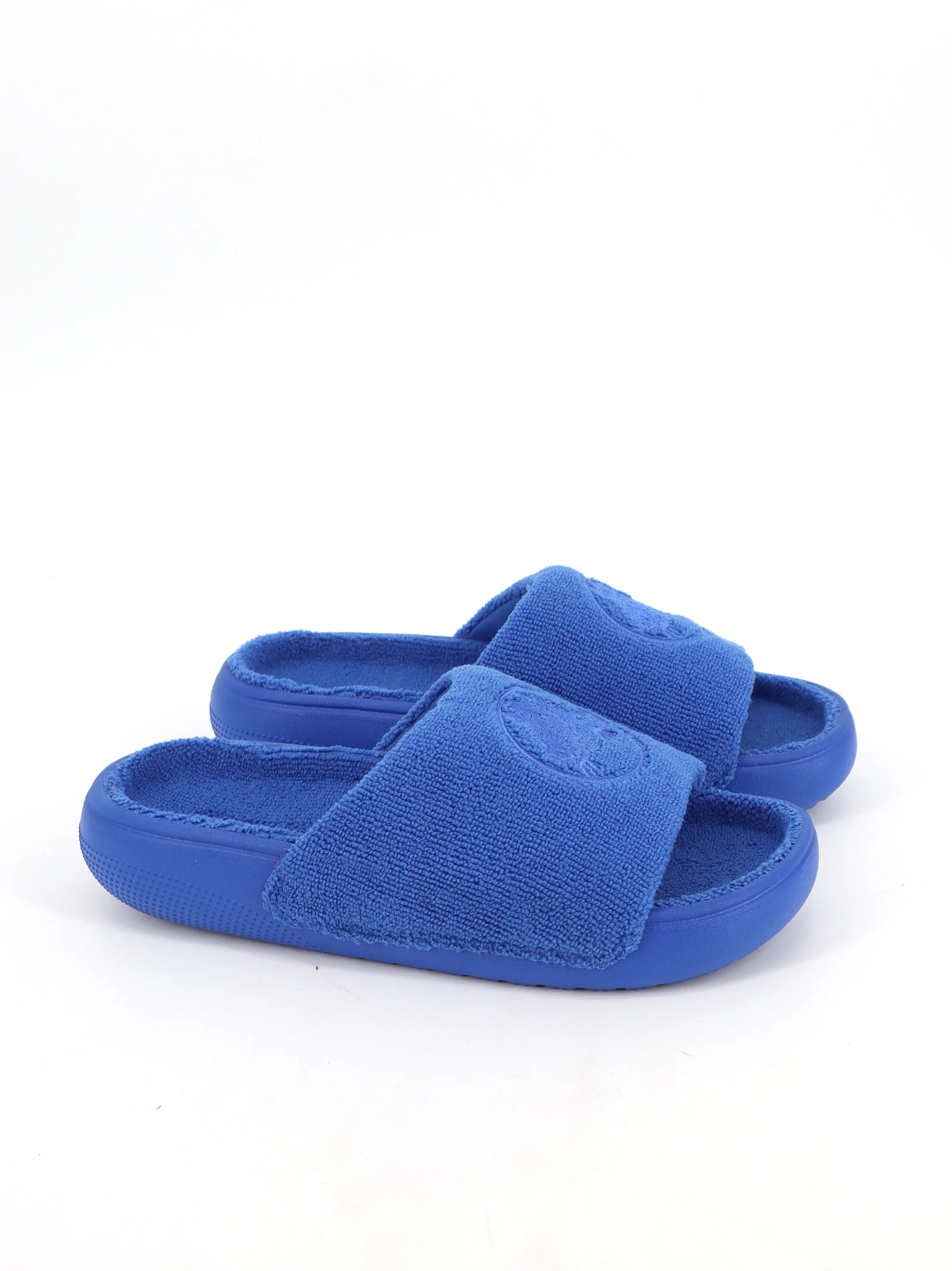 Y2k Slides Women's Graphic Embroidered Slippers,Blue