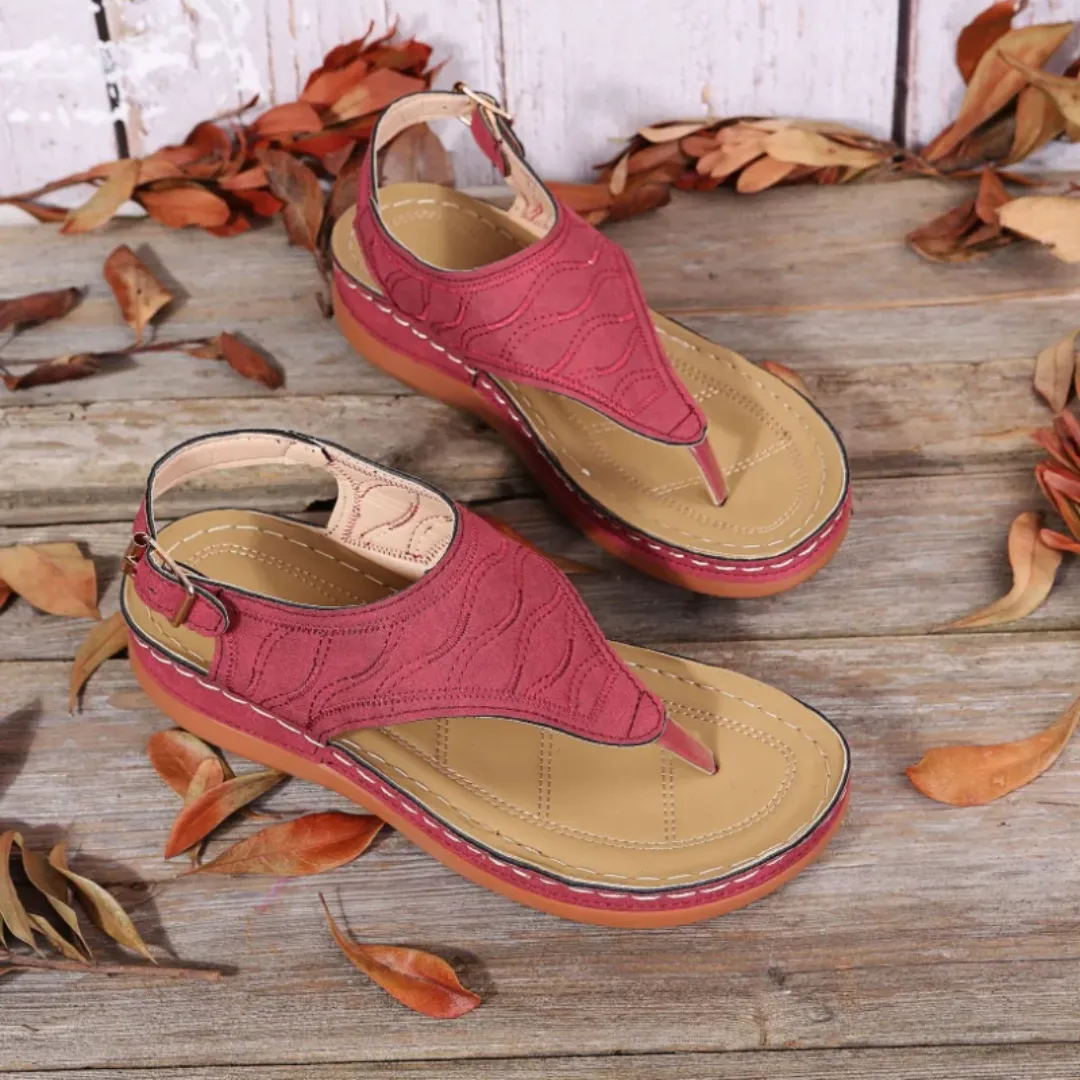 Thermal Flip Flops Uniqcloud Arch Support Wide Toe Box Clip Toe Sandals