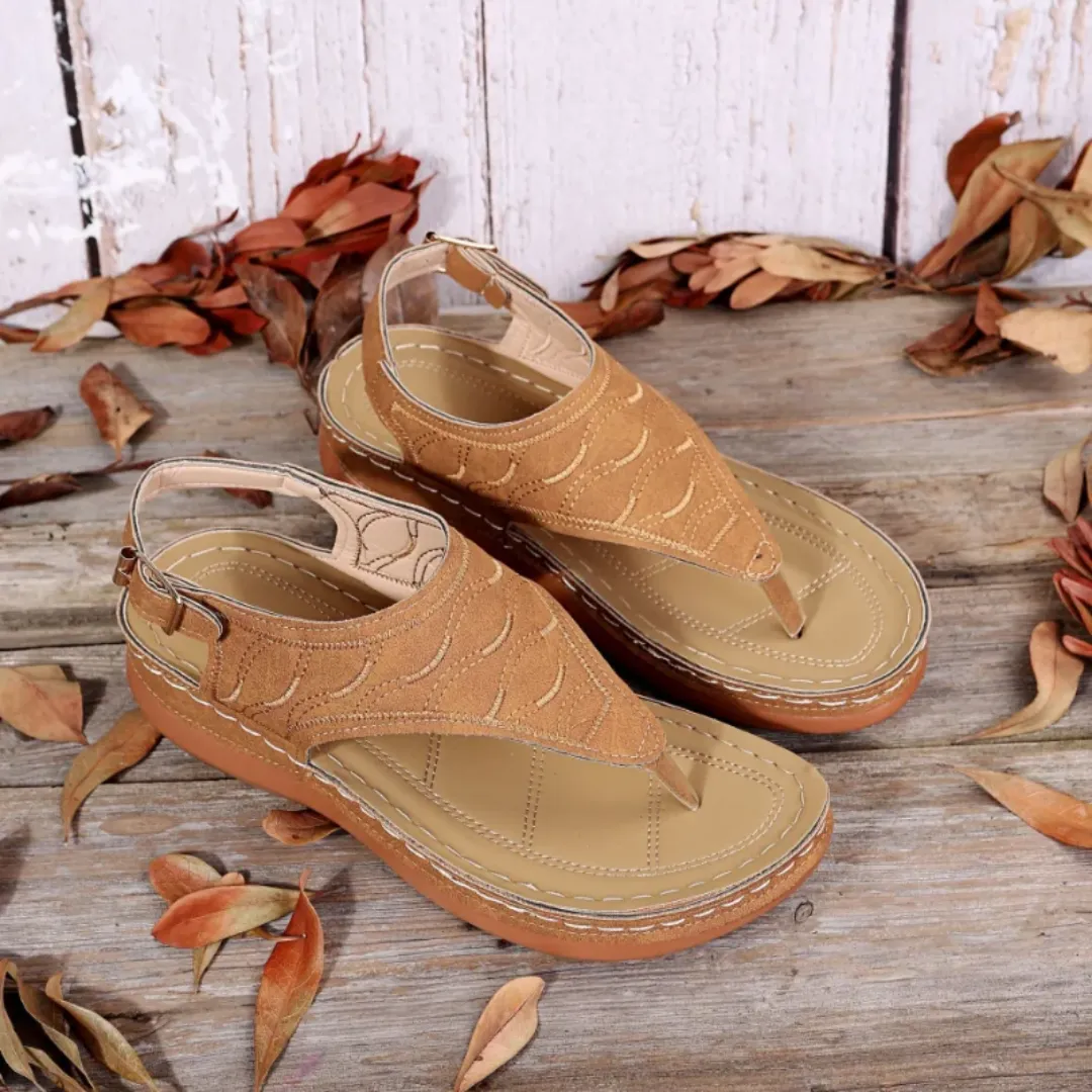 Uniqcloud Arch Support Wide Toe Box Clip Toe Sandals Washing Flip Flops In Washer