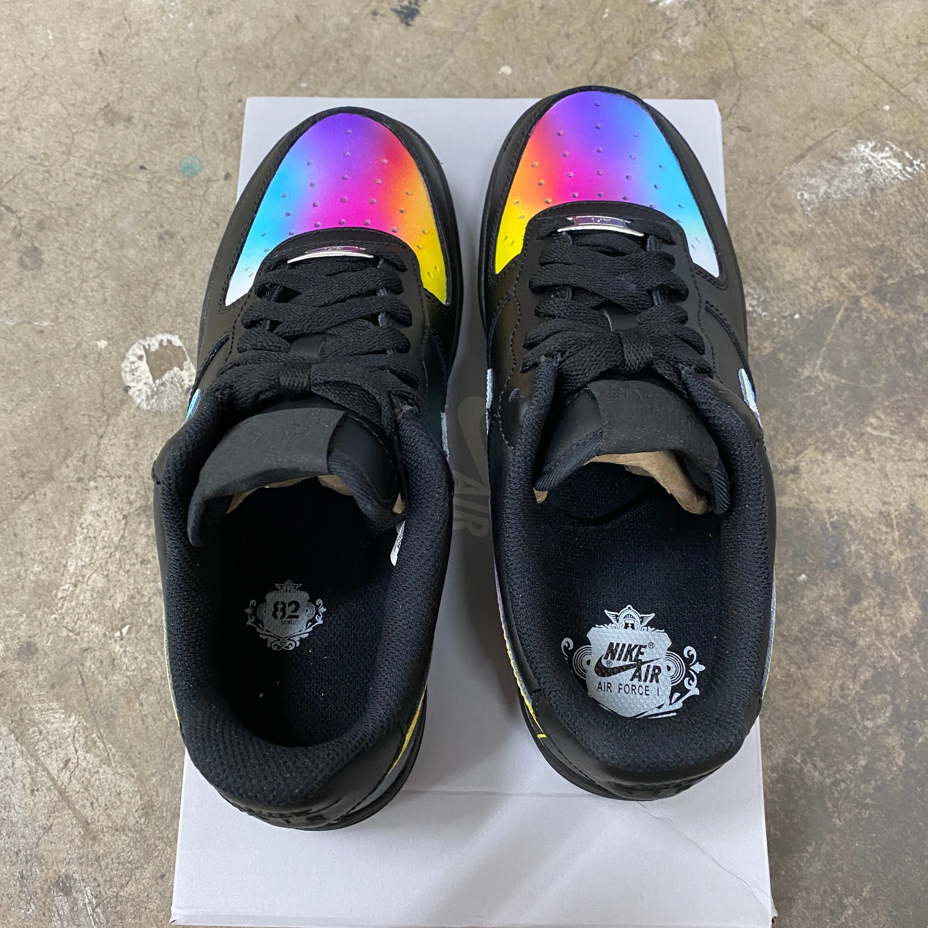 Custom Painted Nike Air Force 1 Sinful Colors - Available to Public For Limited Time Stability Shoes Asics