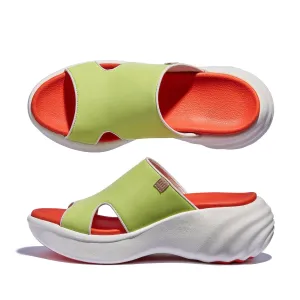 Daiquiri Green Sitges III Women Platform Wedge Slip On