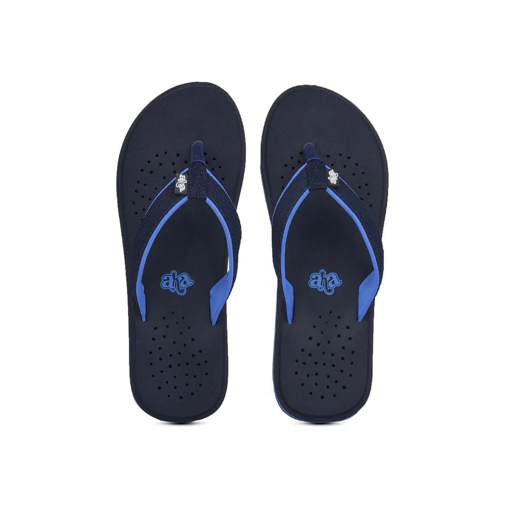 A-HA Casual Blue Flip Flop For Men CFL-1 By Liberty Burrow Slides