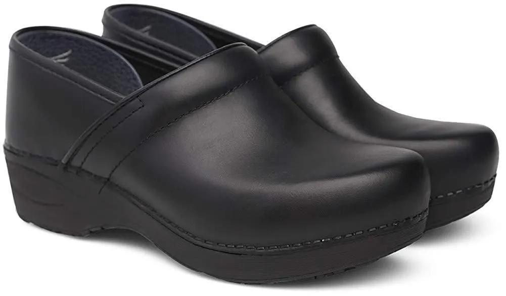 Dansko Women's Professional XP 2.0 - Black Pull Up Best Composite Toe Slip On Work Boots