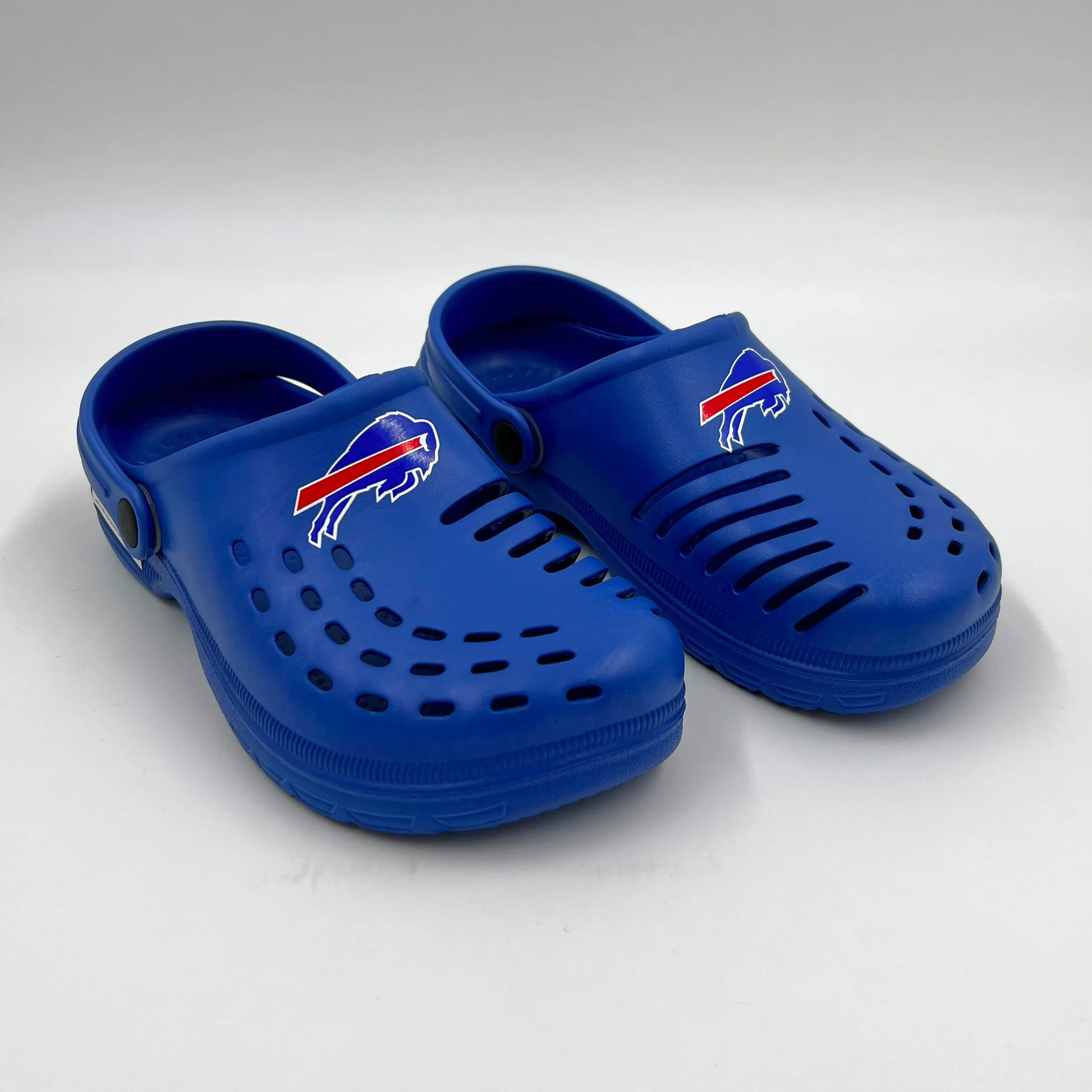 Wedge Flip Flop Sandals Men's Buffalo Bills Royal Clog With Strap