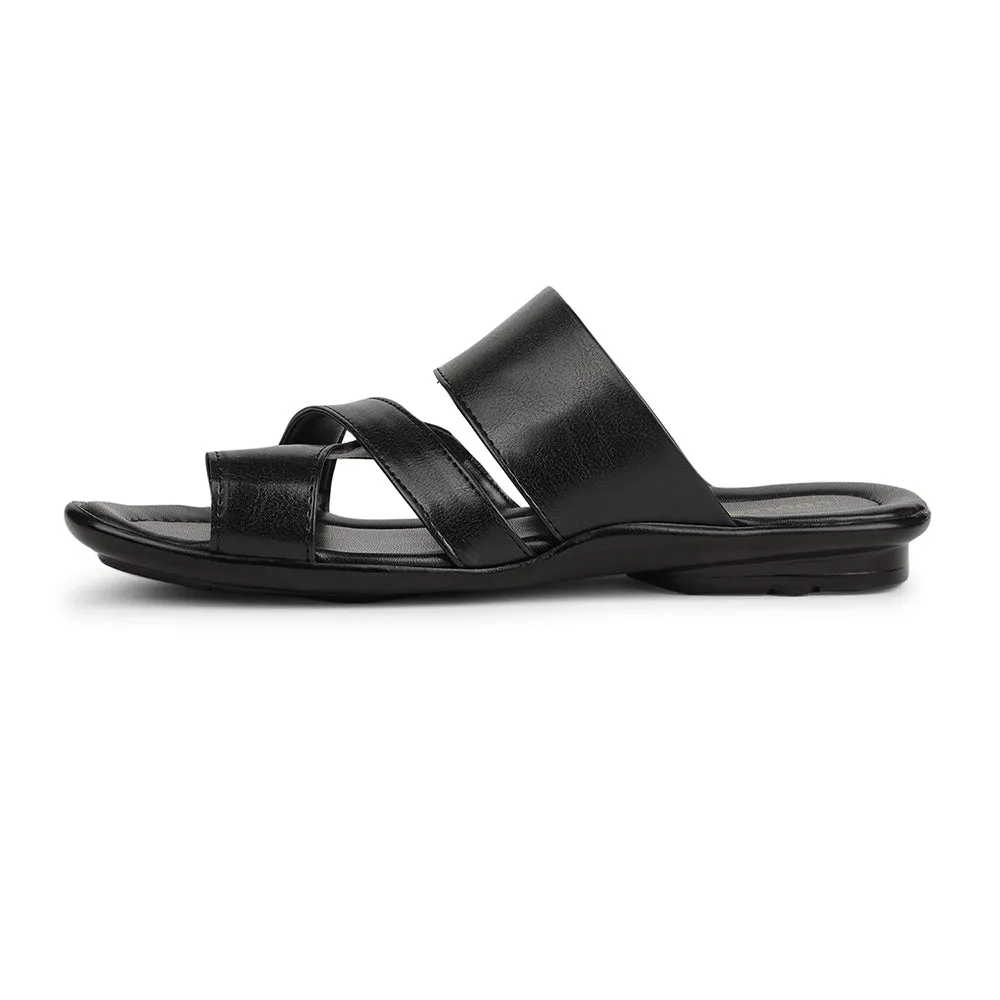 Llbean Slippers On Sale Coolers Black Casual Slipper For Men ORTIZ-36 By Liberty