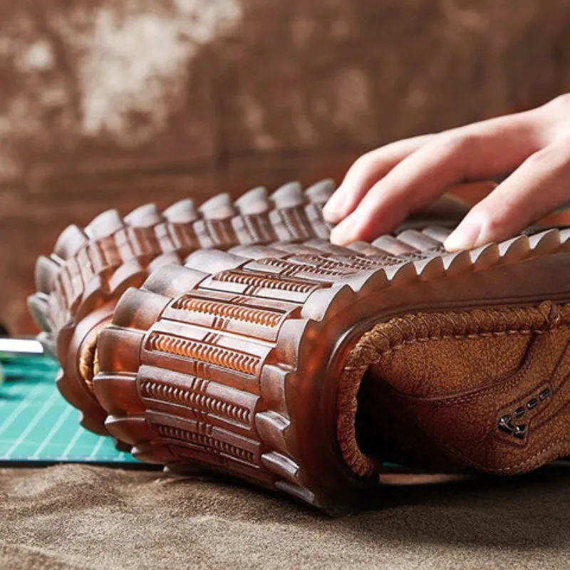 Suede Platform Loafers Dexter - Loafers - Leisure - Premium Material - Daily Use