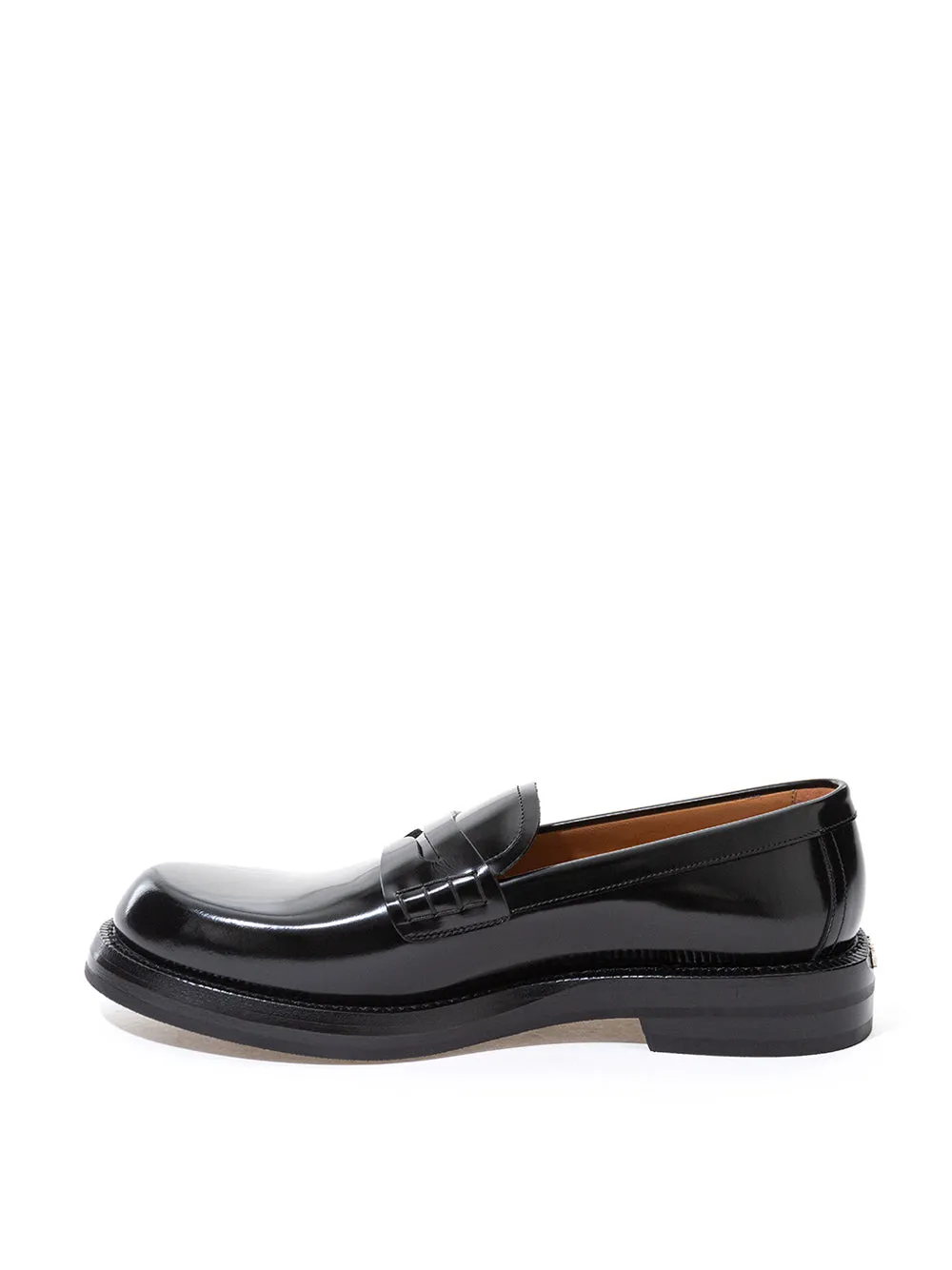 Derek Guy Loafers Dior Elegant Black Leather Loafers for Men