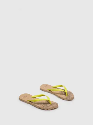 Flip Flops 11 Size Beach Flip-Flops MCNA Yellow