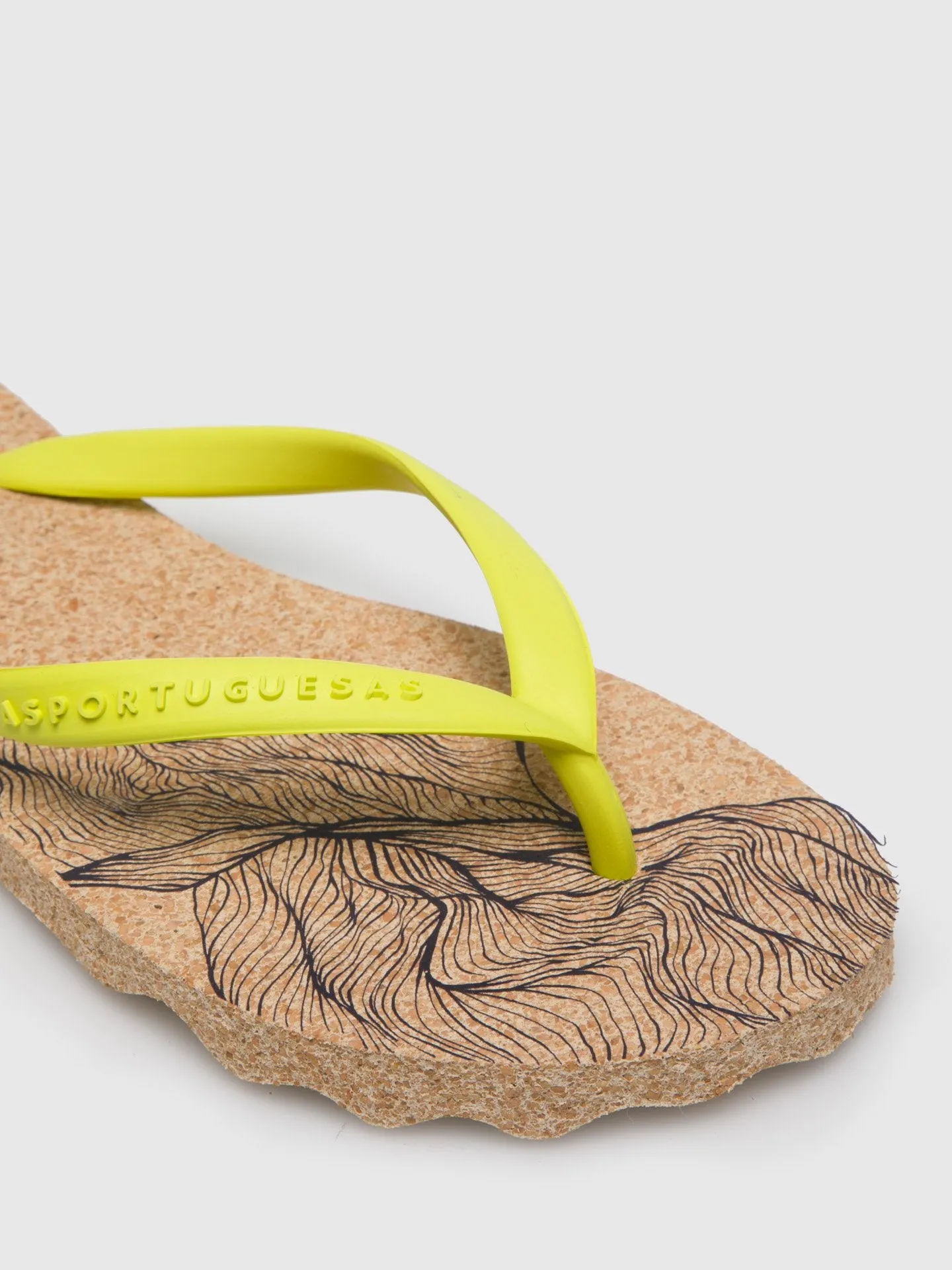 Clean Rubber Flip Flops Beach Flip-Flops MCNA Yellow