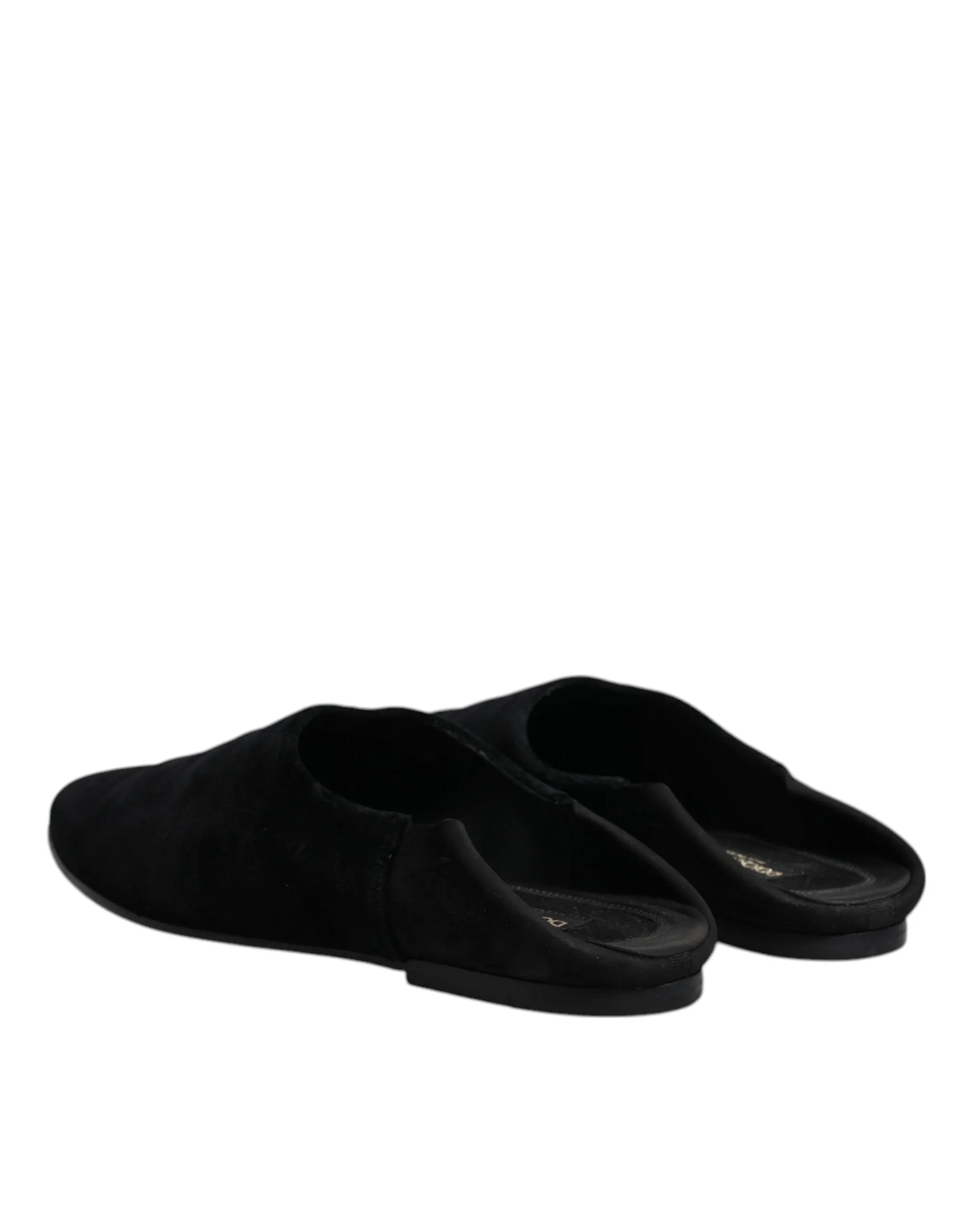 Sandals Regency La Toc St Lucia Reviews Dolce & Gabbana Black Velvet Slides Flat Slipper Sandals Shoes