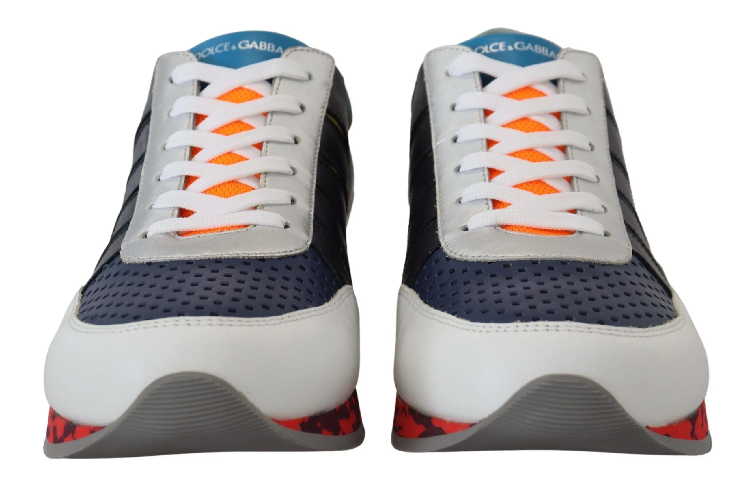 Dolce & Gabbana Multicolor Leather Sport Low Top Sneakers Sneakers Australia