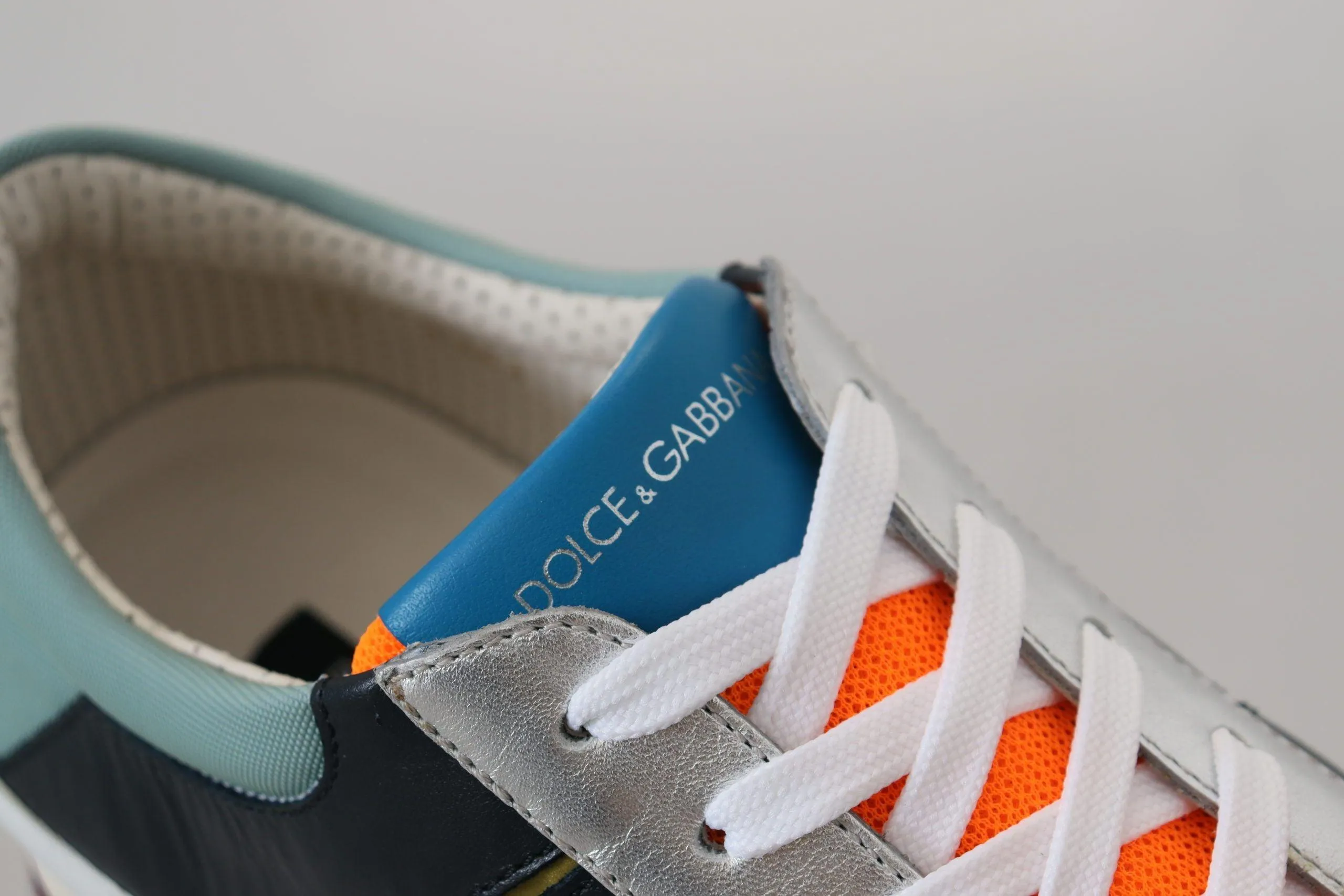 Dolce & Gabbana Multicolor Leather Sport Low Top Sneakers Sperry Top Sider Slip On Sneakers