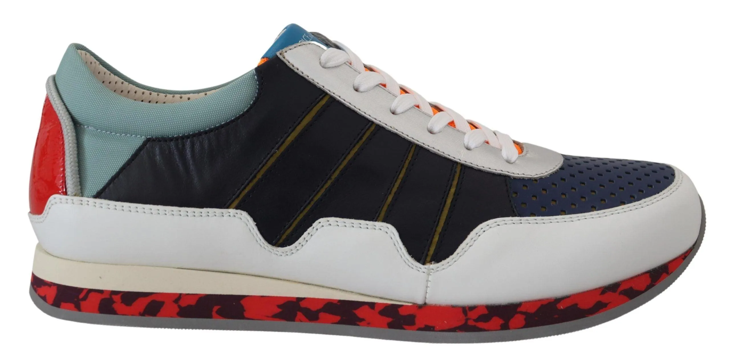Bzees Sneakers Dolce & Gabbana Multicolor Leather Sport Low Top Sneakers