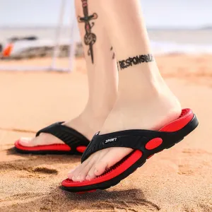 Supportive Slippers For Plantar Fasciitis New Arrive Massage Flip-flops Men Slippers Summer Beach Sandals Comfortable for Men Fashion Flip Flops Big Size