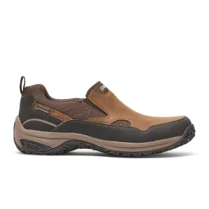 Dunham Ludlow Cloud Plus Slip On (Men) - Brown Slip On Wide Fit