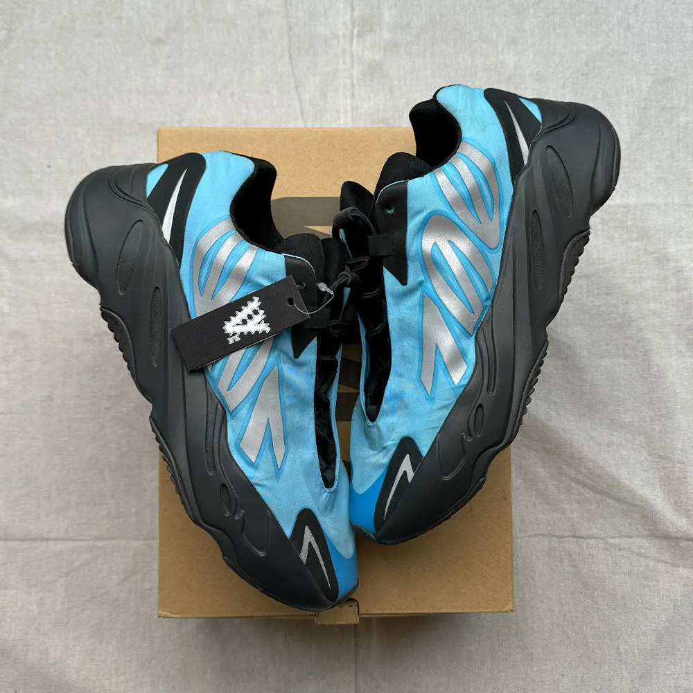Yeezy 700 MNVN 'Bright Cyan' - Size 9.5 Adidas Youth Wrestling Shoes