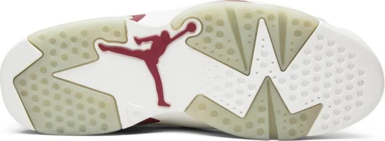 Nike Air Jordan 6 Retro 'Maroon' 2015 White Bordeaux Men Shoes Sale Size US 7-13 Best Asics Running Shoes For Half Marathon