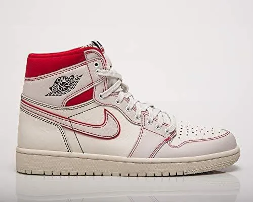 Nike AIR Jordan 1 Retro HIGH OG Sail/Black-Phantom-Gym Red 555088-160 Size US 15 Asics Wide Toe Box Shoes