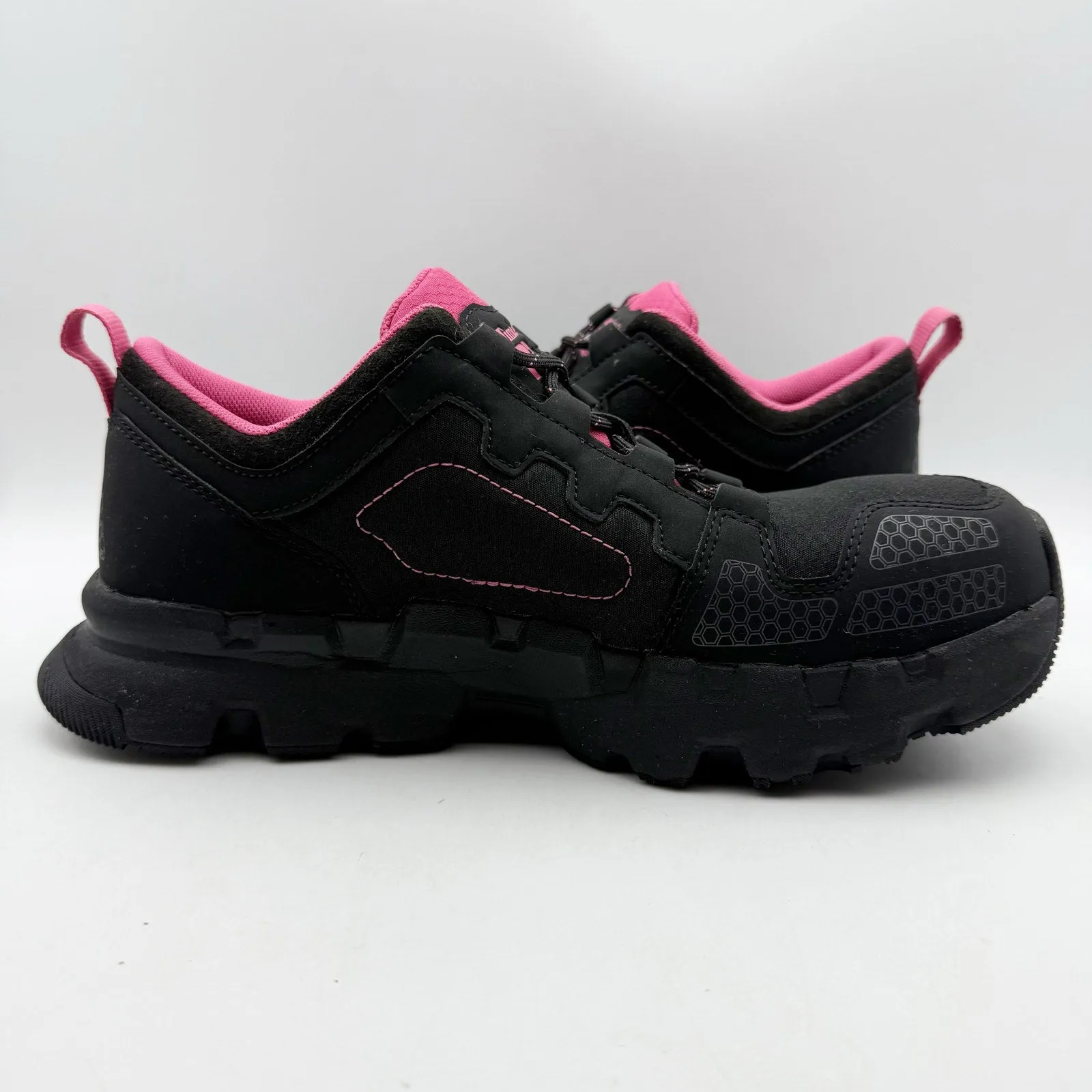 Timberland Pro Womens Powertrain EV CT Work Sneakers US 10 M Black Pink NIB Maverick Work Boots