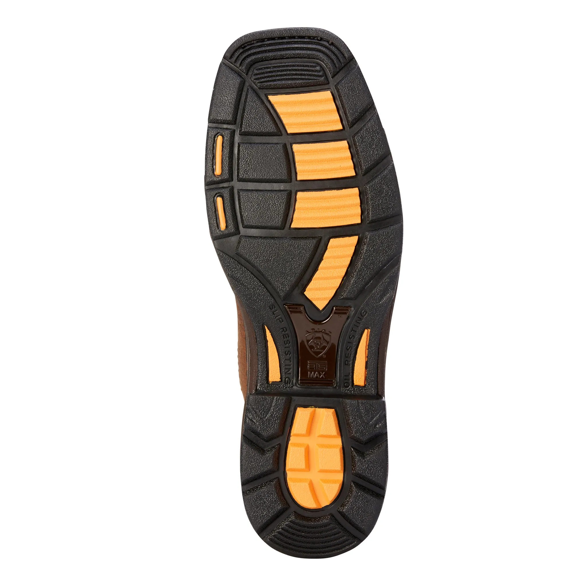 'Ariat' Men's Workhog Patriot EH Soft Toe - Sand Camo / Cream / Tan Most Comfortable Steel Toe Work Boots