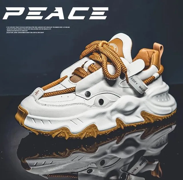 Dvogue footwear RIP TAN best casual party wear shoes for men chunky-dunky look Little Kid Air Max Intrlk Running Shoes